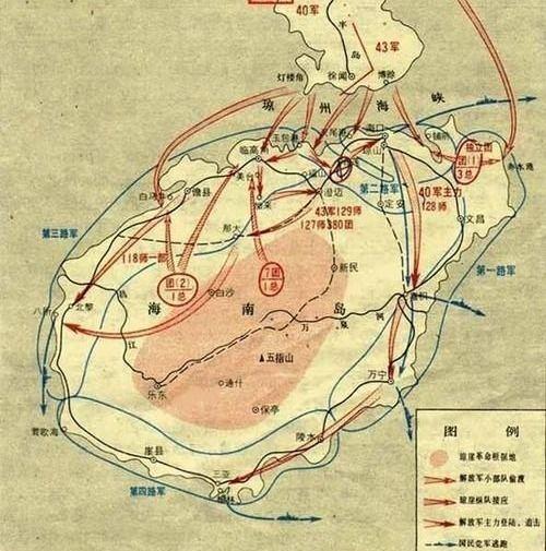 1950年，韩先楚解放海南岛时，琼崖纵队已将红军军装穿了23年